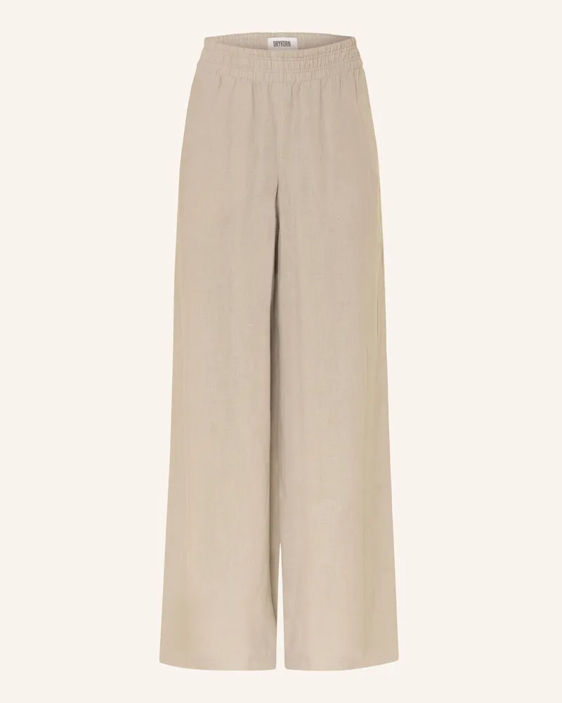 Drykorn Leinenhose CEILING Khaki