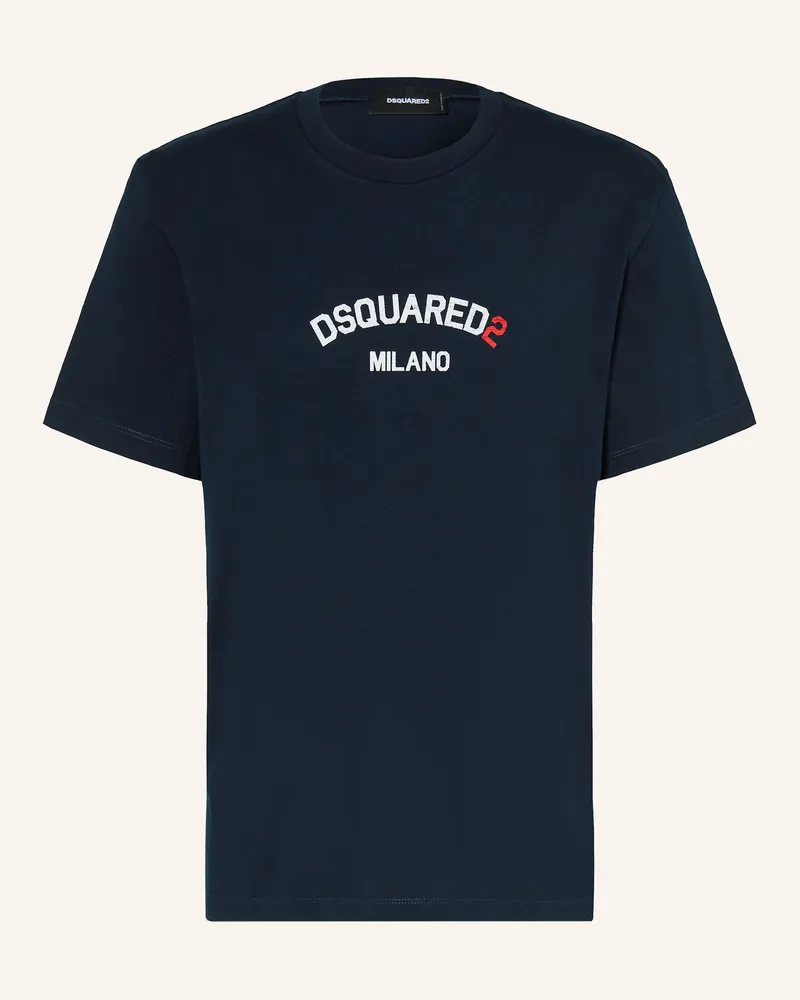 Dsquared2 T-Shirt blau Dunkelblau