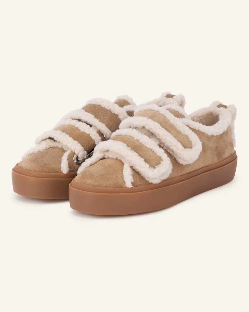 INUIKII Sneaker Velcro Low beige Beige