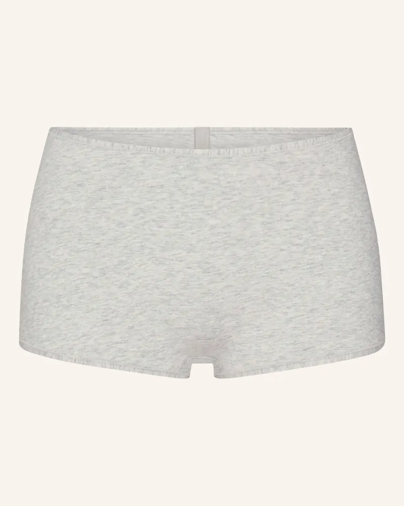 SKIMS Lounge-Shorts Everyday Cotton grau Light