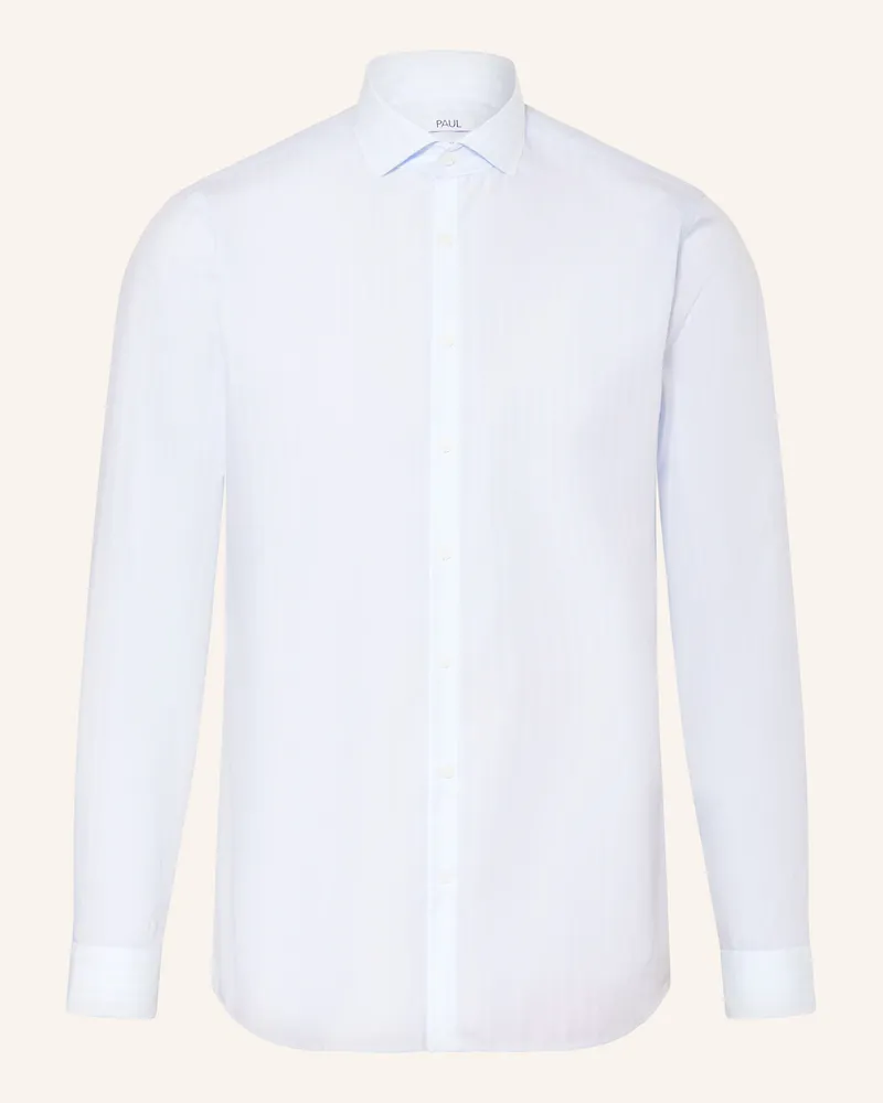 paul Hemd Shaped Fit blau Hellblau