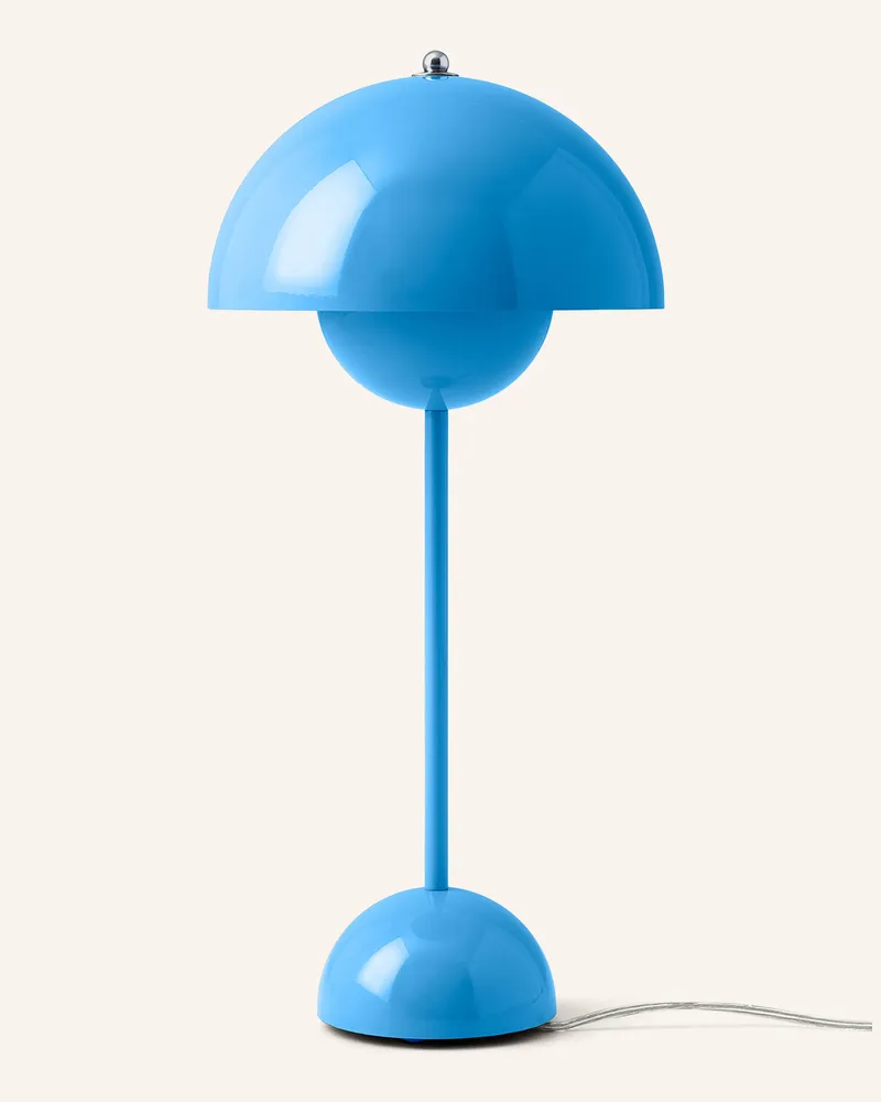 &Tradition Tischleuchte Flowerpot vp3 blau Hellblau