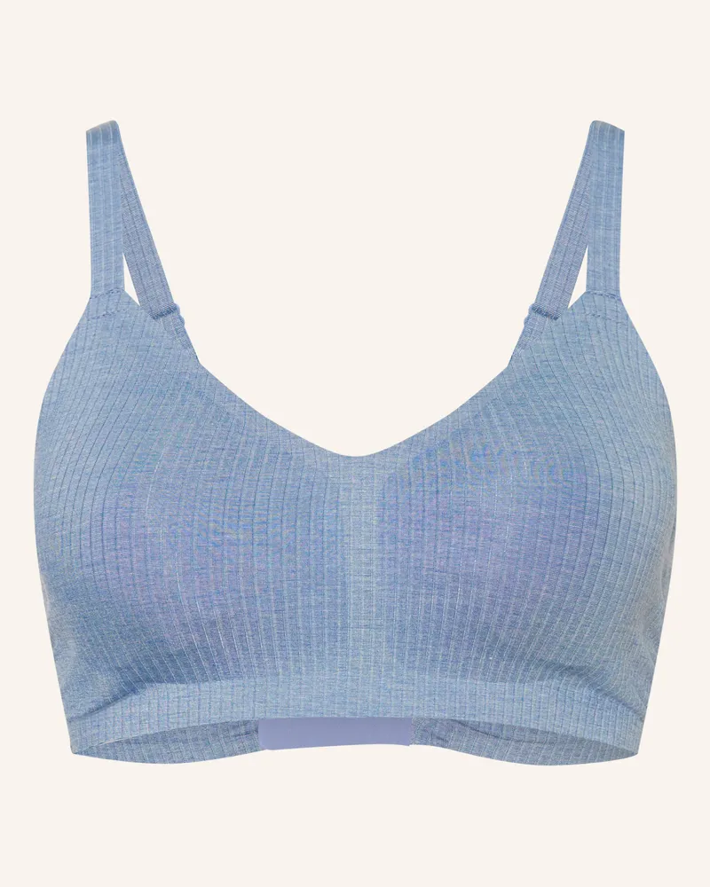 Sloggi Bustier Zero Feel Pure blau Blaugrau
