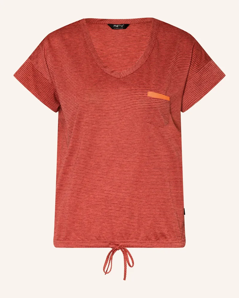 me°ru' T-Shirt Rundu Wb rosa Rot