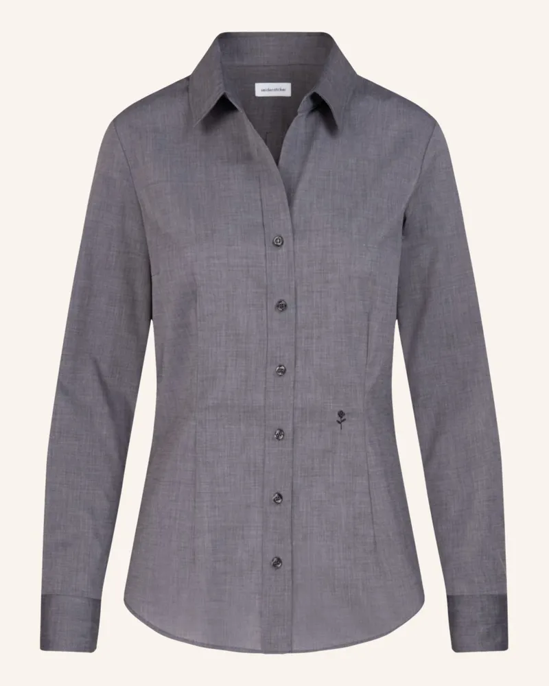 Seidensticker Hemdbluse grau Grau