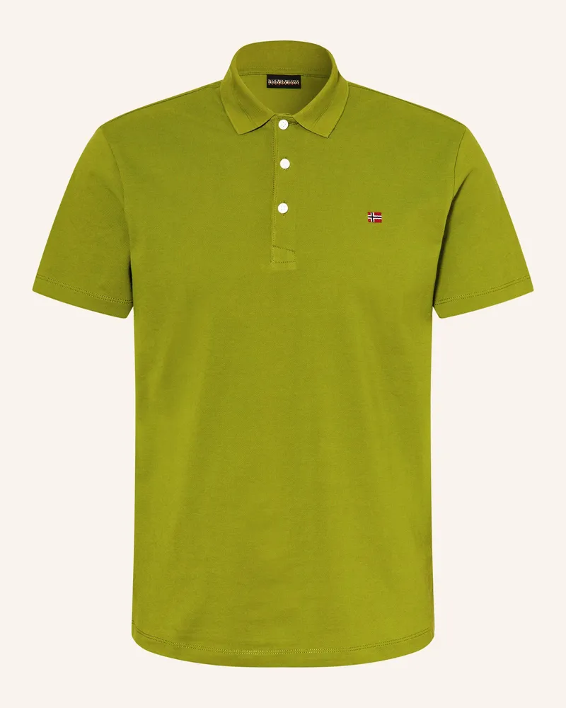 Napapijri Piqué-Poloshirt Ealis gruen Oliv