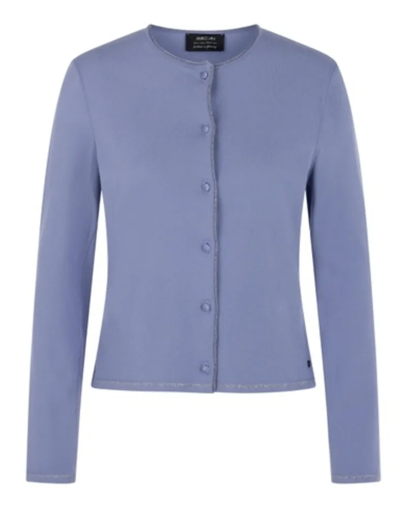 Marc Cain Strickjacke mit Glitzergarn Lila