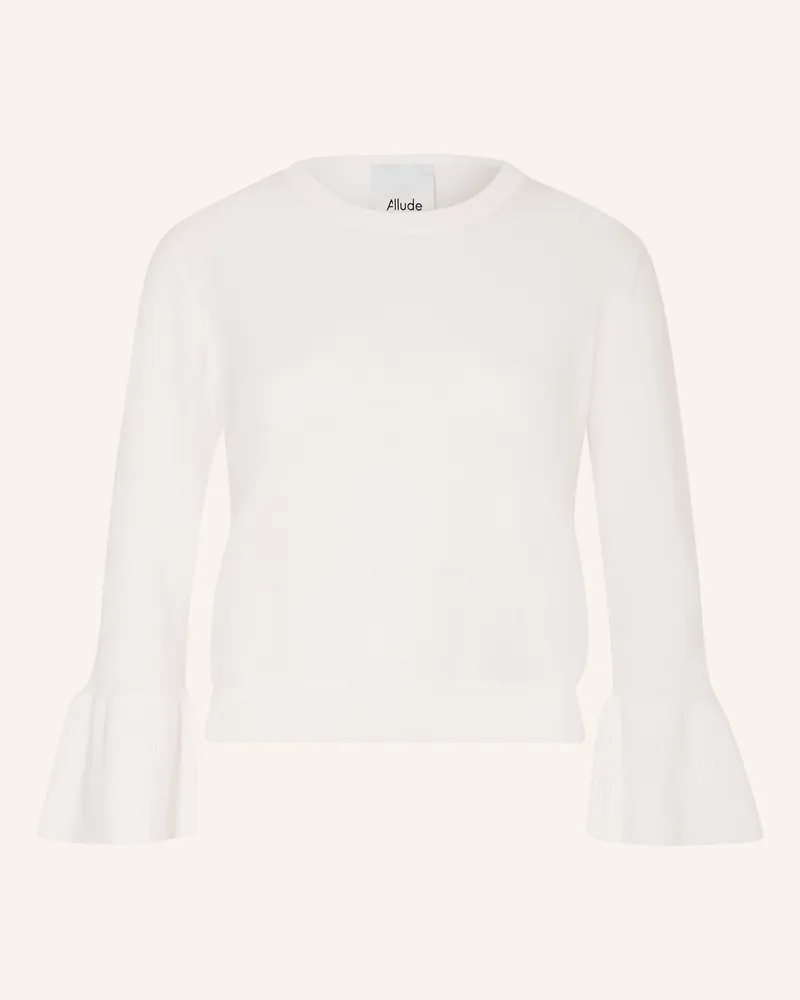 ALLUDE Pullover mit Cashmere Weiss