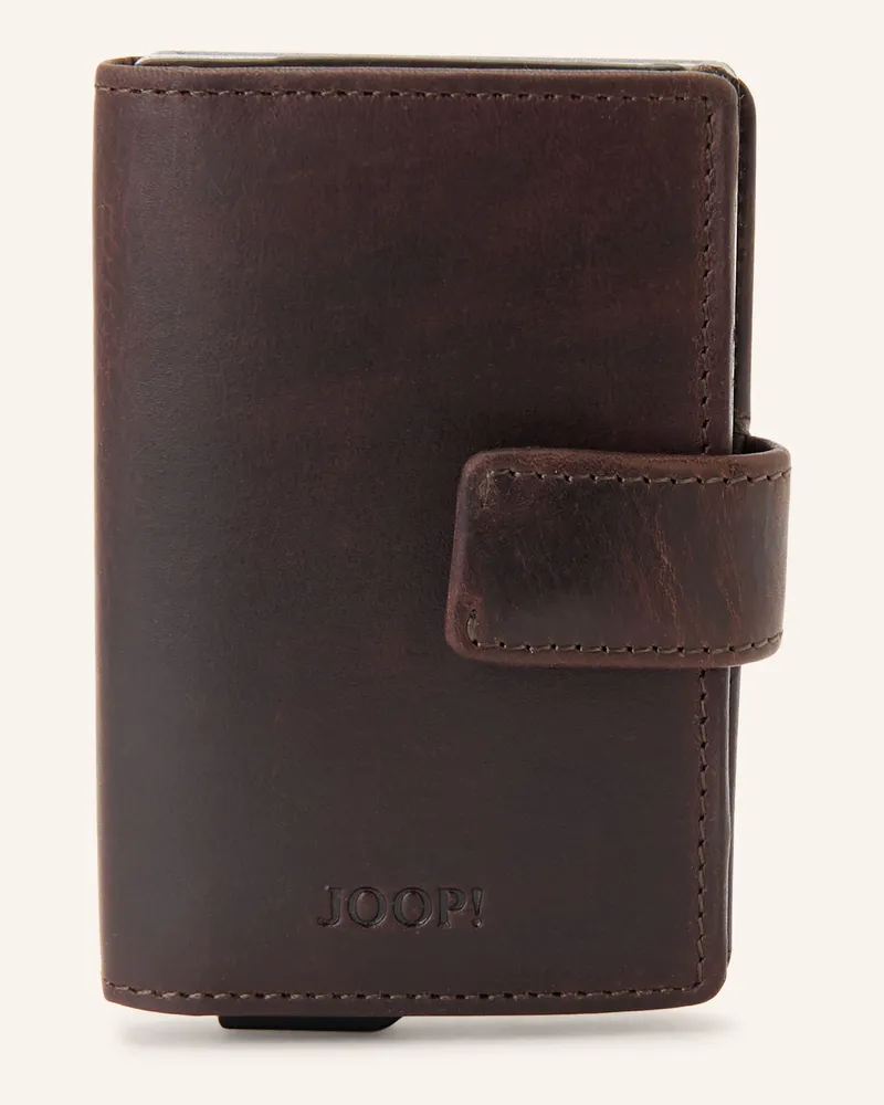 JOOP! Kartenetui Cerratano C-Two E-Cage braun Dunkelbraun