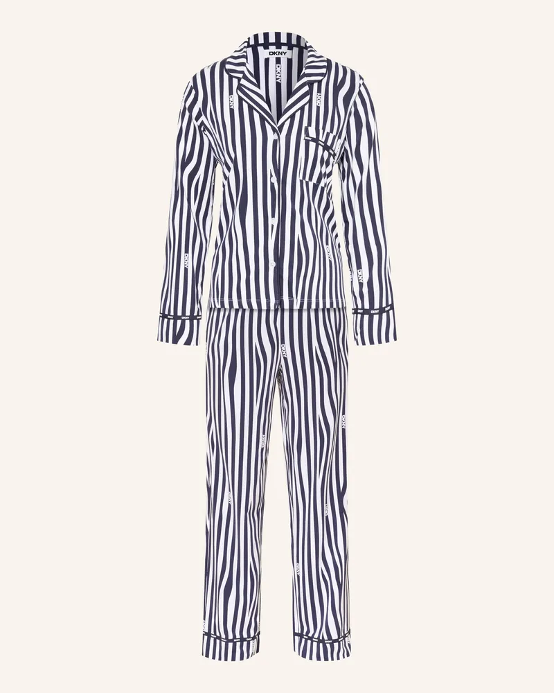 DKNY Schlafanzug New York Inspired blau Blau