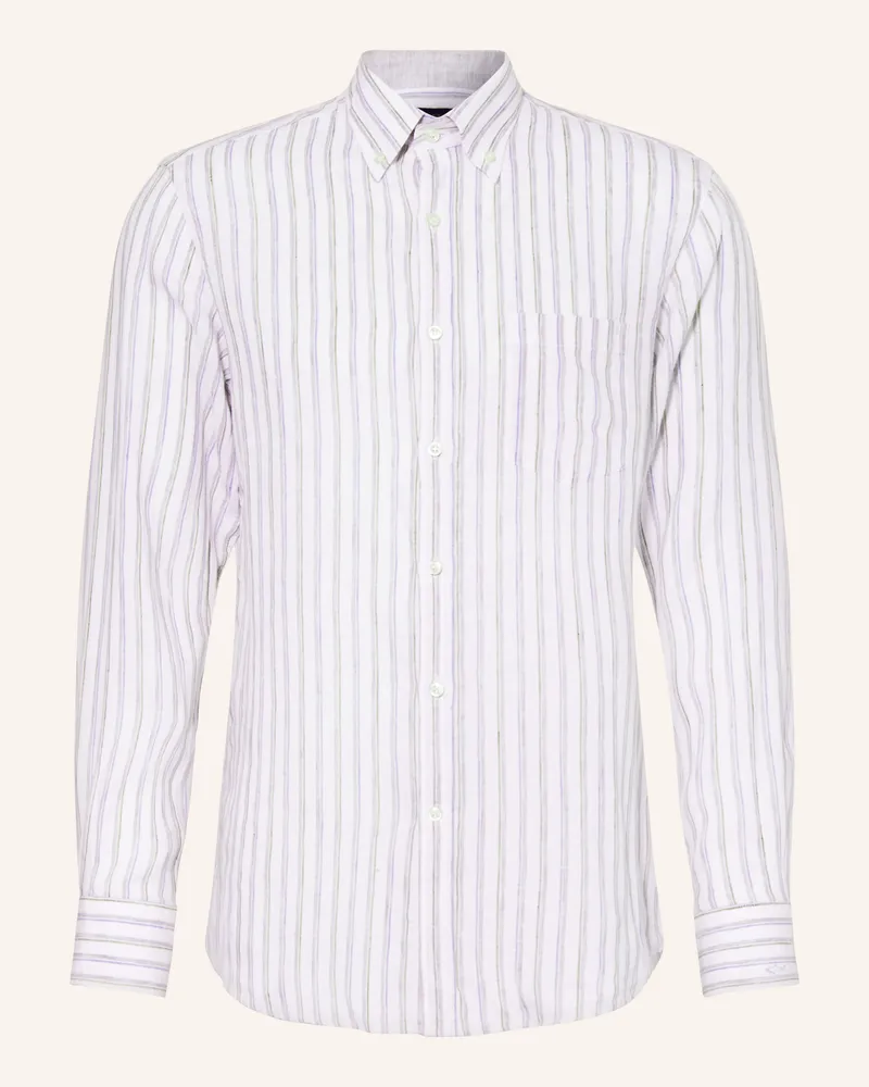 Paul & Shark Leinenhemd Regular Fit Weiss