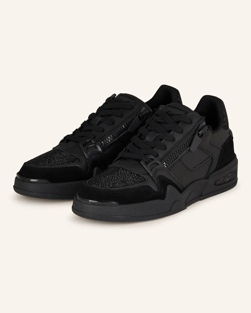 Giuseppe Zanotti Sneaker TOMAIA mit Schmucksteinen Schwarz