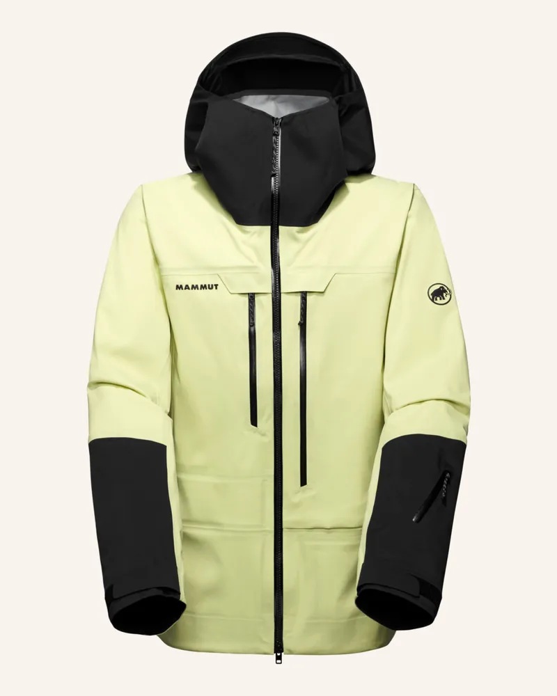 Mammut Hardshelljacke Haldigrat Light Hs Mit Kapuze gelb Gelb