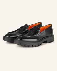 Santoni Loafer - SCHWARZ Schwarz