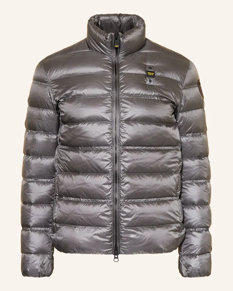 Blauer Daunenjacke BELMONT Grau