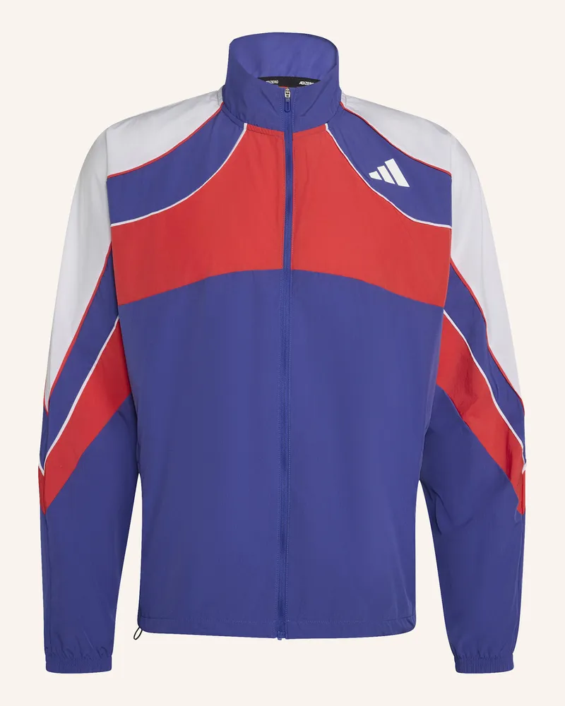 adidas Adizero Archive Running Jacke blau Rot