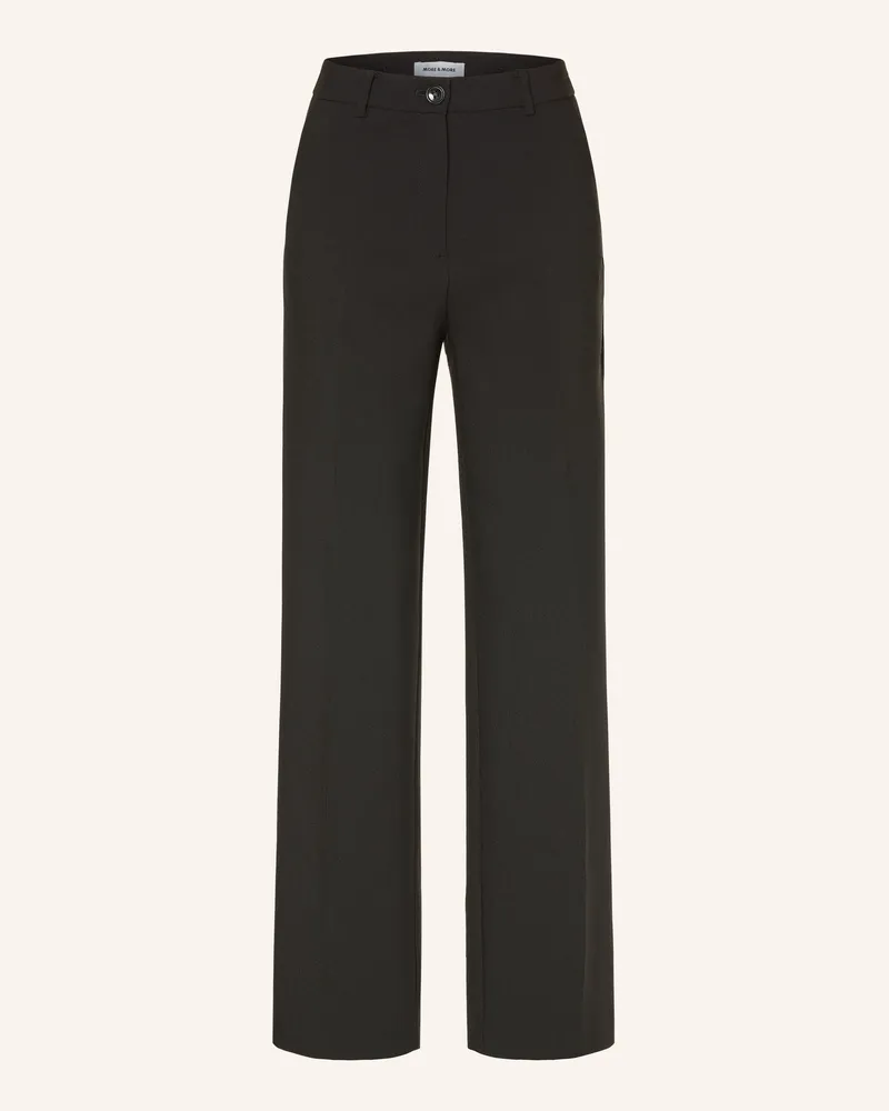 More & More Marlenehose schwarz Schwarz