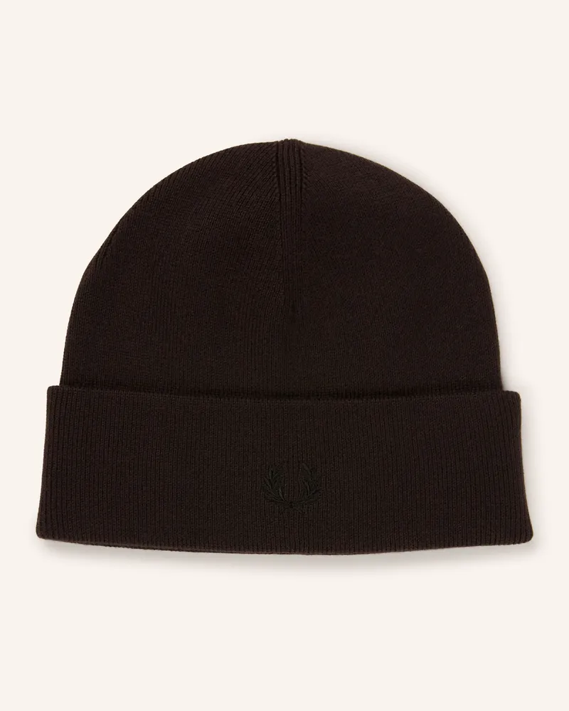 Fred Perry Mütze braun Dunkelbraun