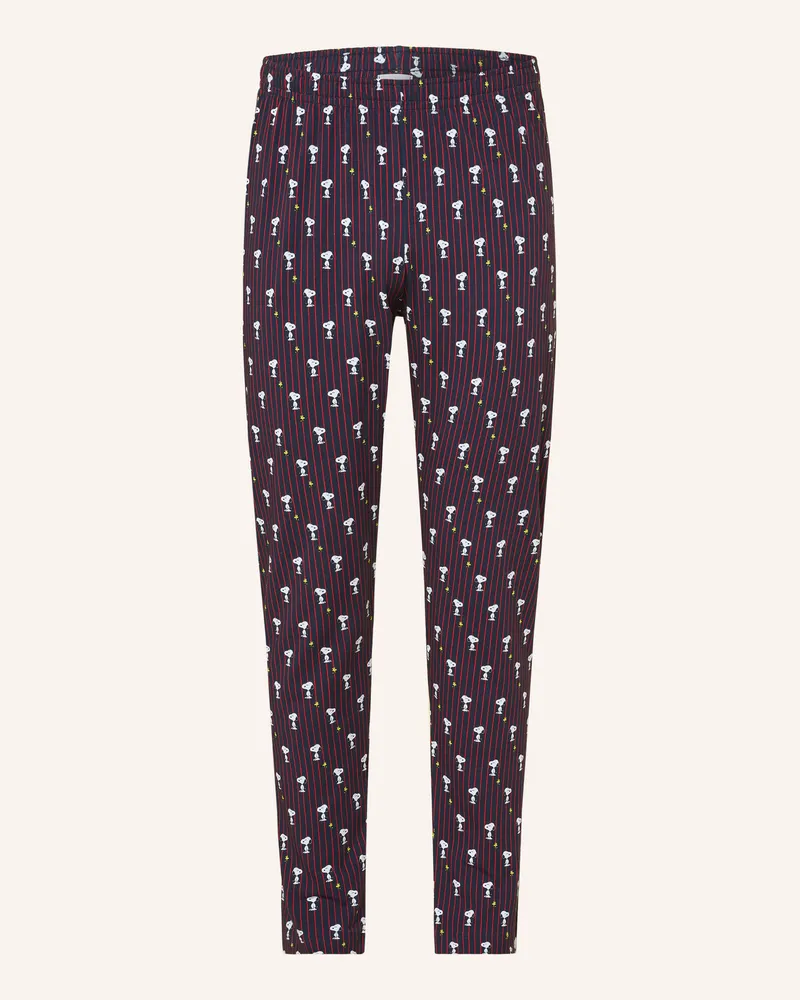 Mey Schlafhose Serie Mey X Peanuts blau Blau
