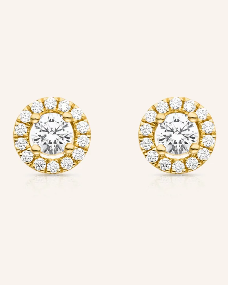 VEYNOU Ohrstecker Camilla Aus 14 Karat Gelbgold Und 1,40ct. Lab-Grown Diamanten gold Gold