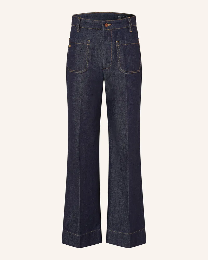 Victoria Beckham Wide Leg Jeans Alina blau 8221