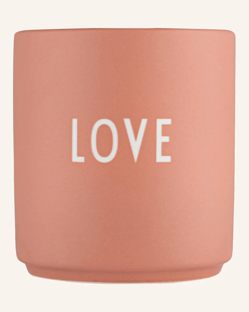 DESIGN LETTERS Becher Love beige Nude