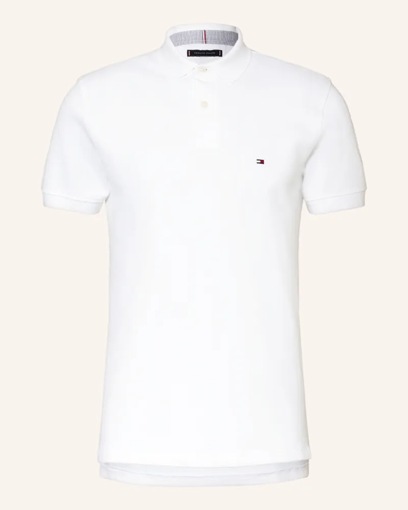 Tommy Hilfiger Piqué-Poloshirt Regular Fit Weiss