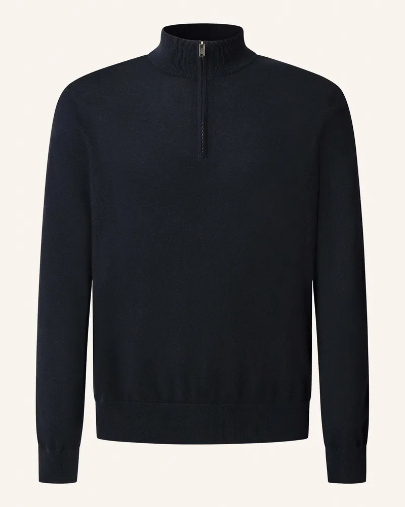 Hackett Pullover COTTON CASH HZIP Blau