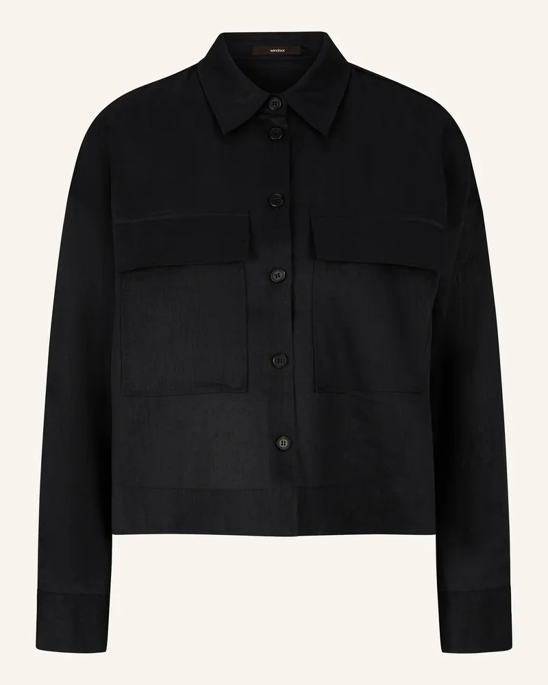 windsor. Bluse Schwarz