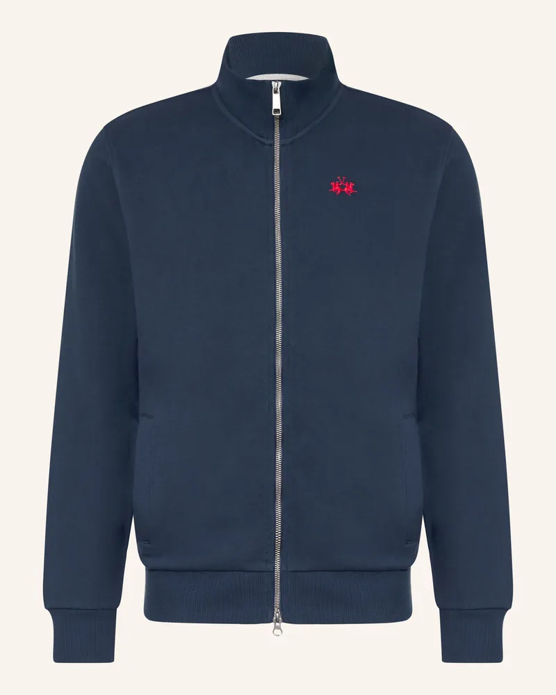 La Martina Sweatjacke blau Dunkelblau