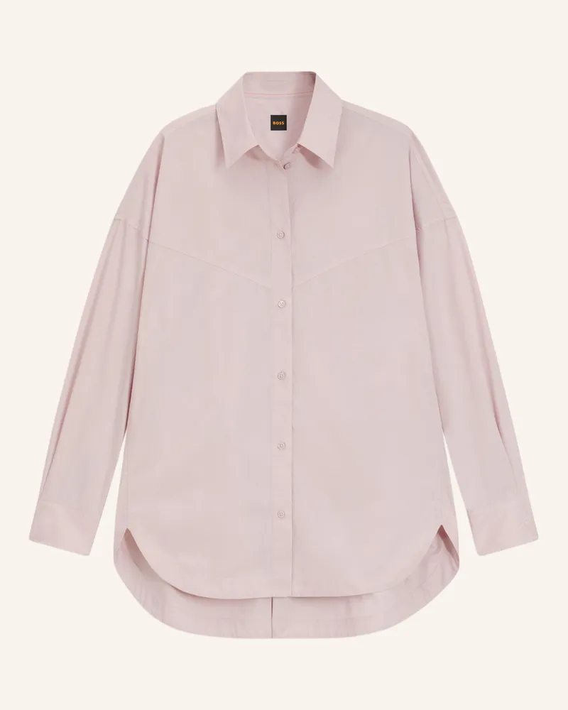 HUGO BOSS Business Bluse C_BOSTAFFA Oversize Fit Lila