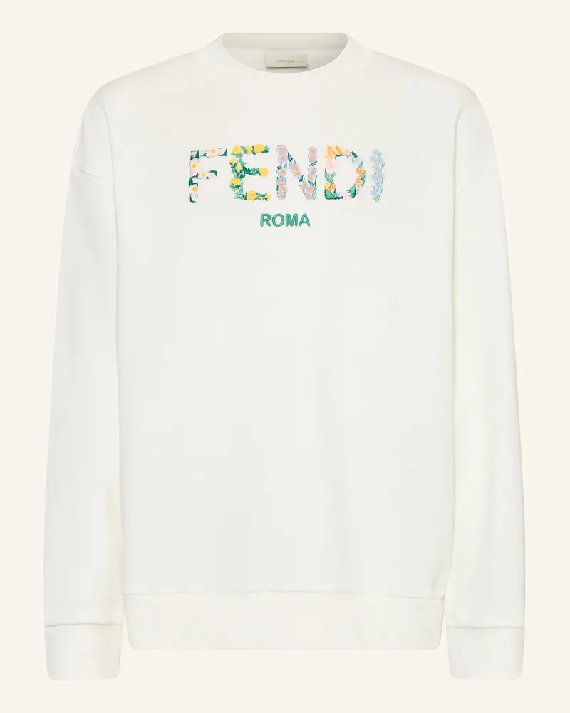 Fendi Sweatshirt weiss Weiss