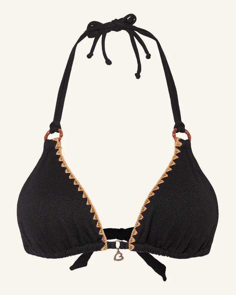 Banana Moon Triangel-Bikini-Top Santafe Yero schwarz Schwarz