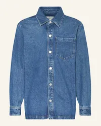 AMI Paris Jeans-Overjacket Blau