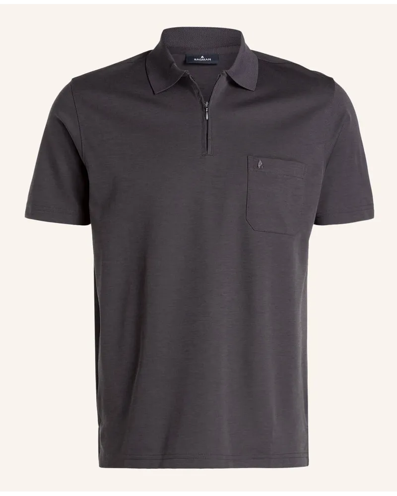 Ragman Poloshirt Grau