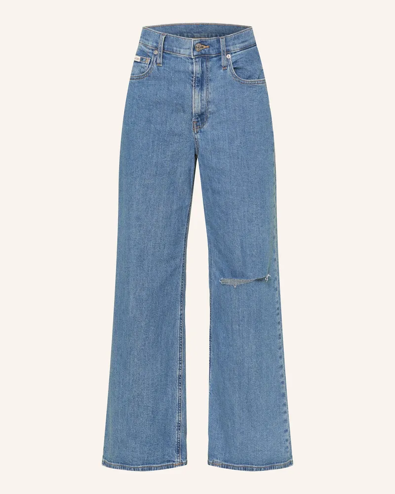Calvin Klein Wide Leg Jeans Blau