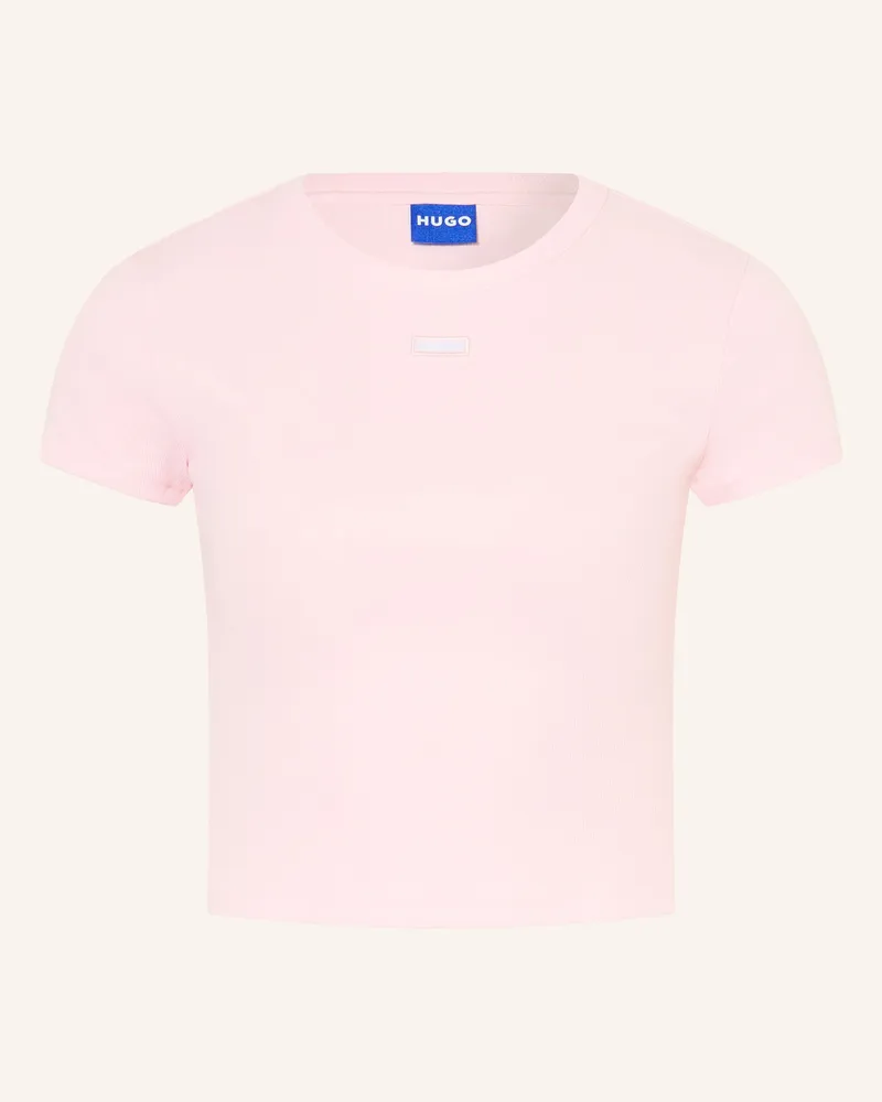 HUGO BOSS Cropped-Shirt rosa Hellrosa