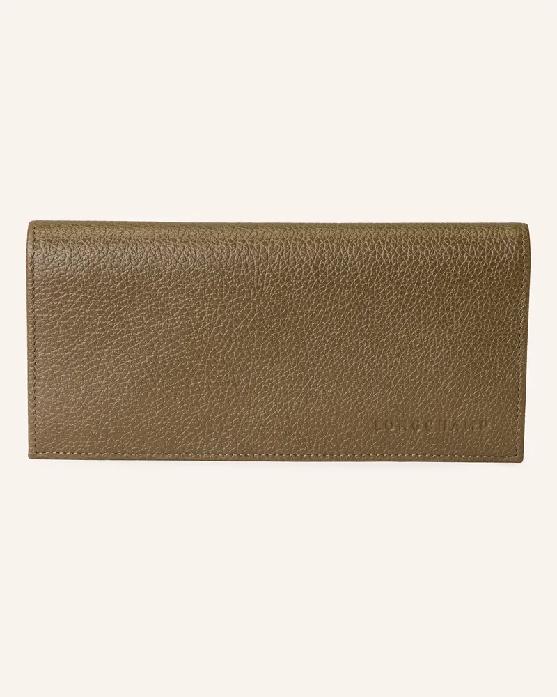 Longchamp Geldbörse Foulonne Long Continental Wallet gruen Khaki