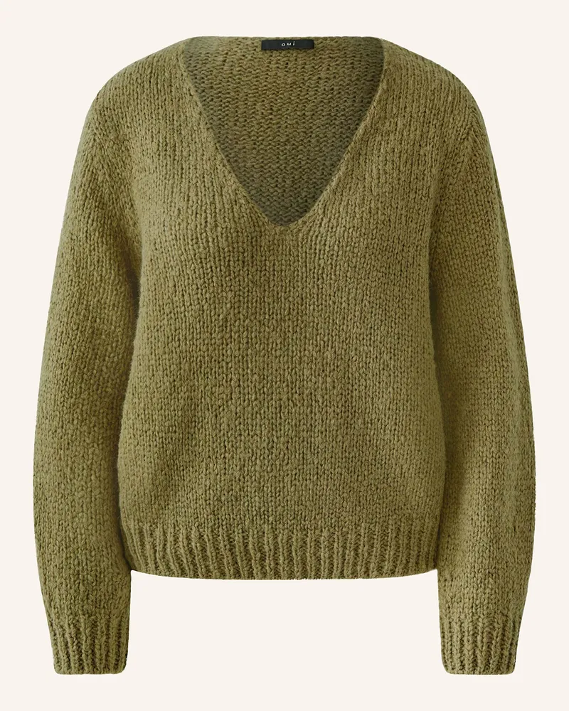 Oui  Pullover Oliv