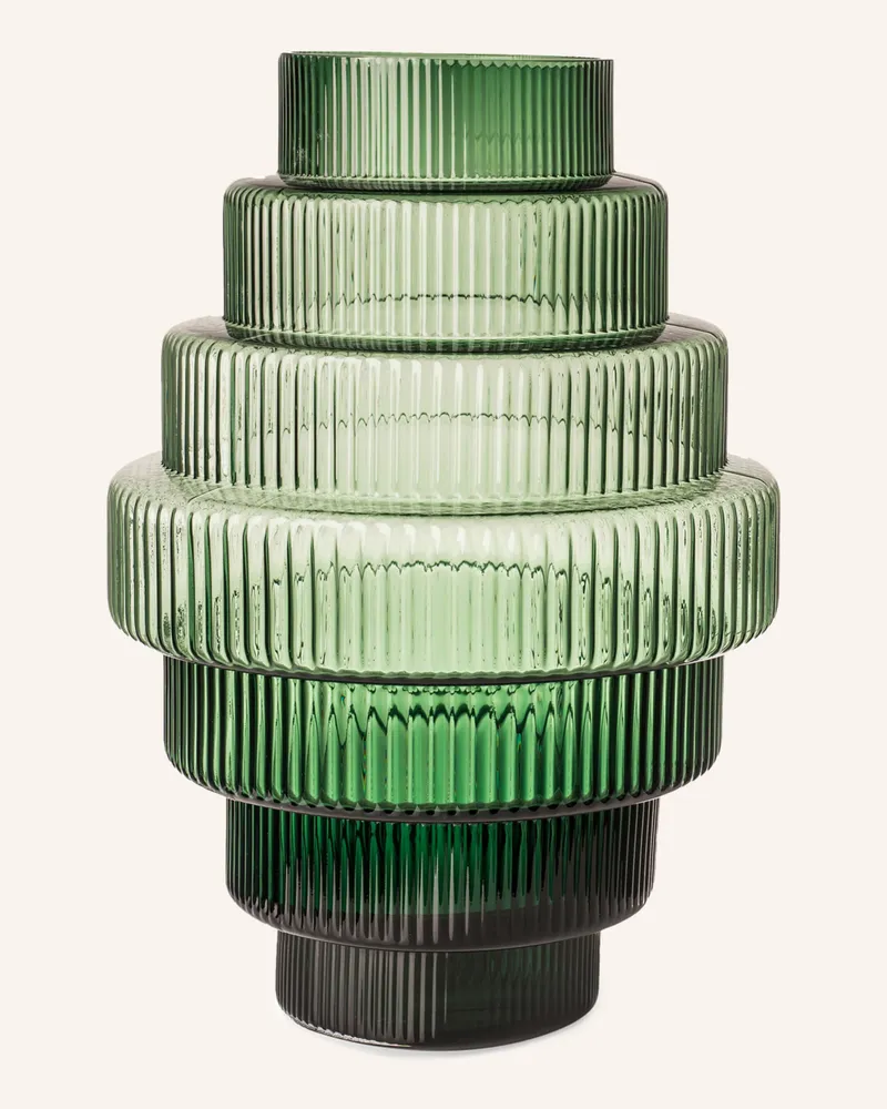 POLSPOTTEN Vase Steps gruen Grün