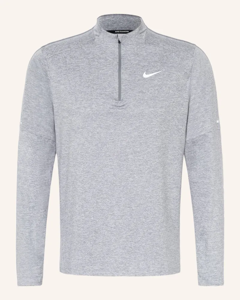 Nike Laufshirt DRI-FIT ELEMENT Hellgrau