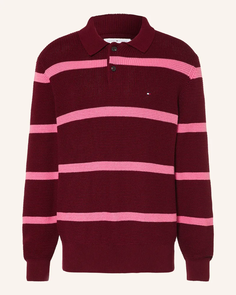 Tommy Hilfiger Rugbyshirt rot Dunkelrot