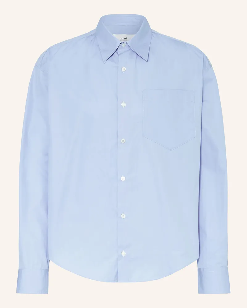 AMI Paris Hemd Comfort Fit Hellblau