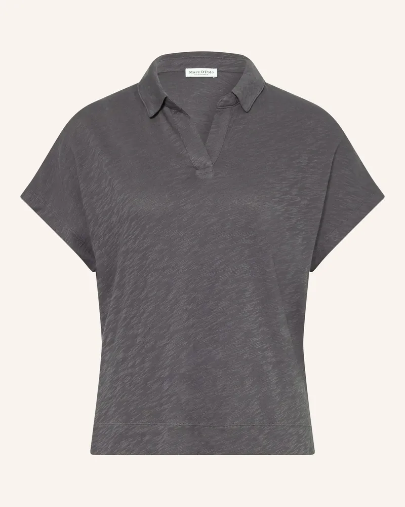 Marc O'Polo Jersey-Poloshirt grau Dunkelgrau
