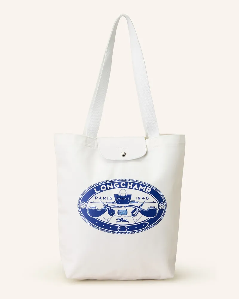 Longchamp Shopper Le Pliage Medium weiss Weiss