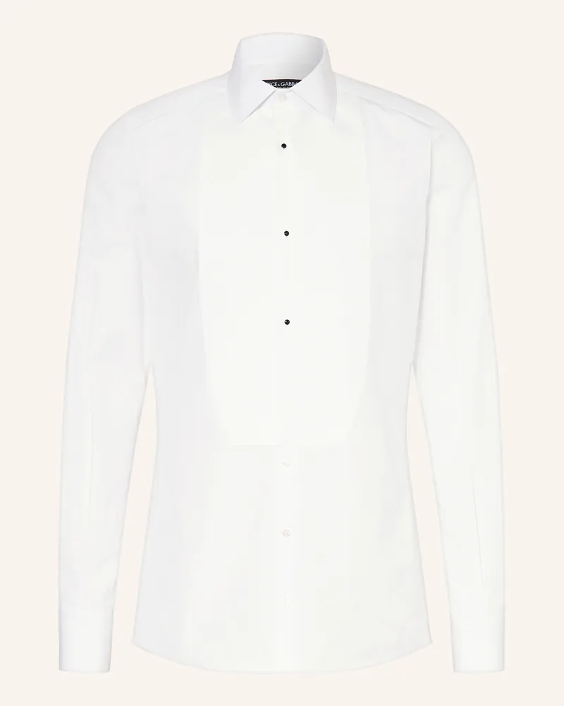 Dolce & Gabbana Smoking-Hemd Extra Slim Fit Weiss