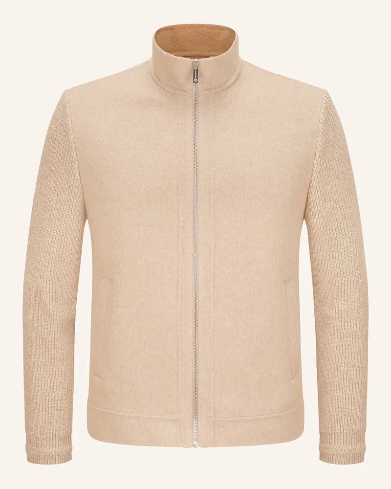 Milestone Jacke MSKENNEDY im Materialmix Hellbraun