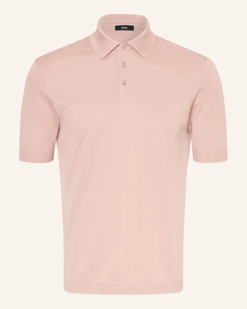 Herno Jersey-Poloshirt rosa Rosé