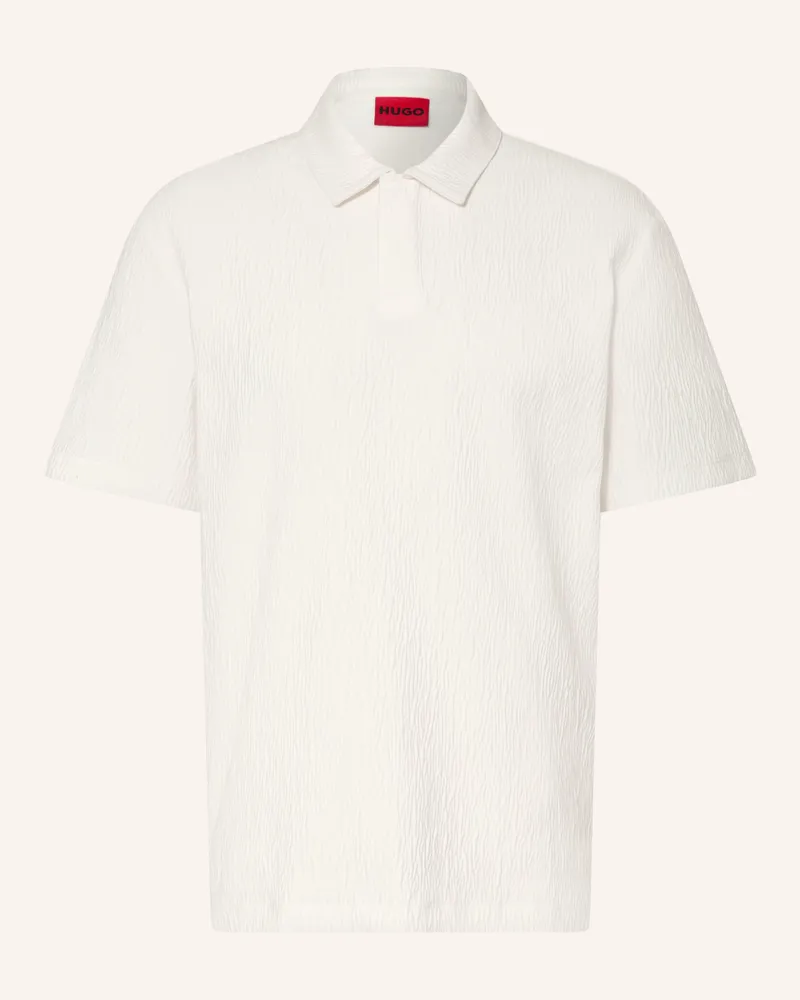 HUGO BOSS Jersey-Poloshirt Denopolo weiss Weiss