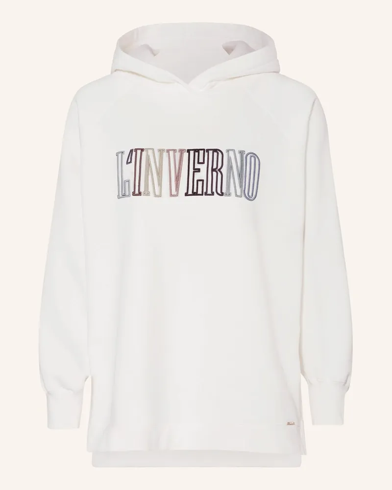 cinque Oversized-Hoodie CIMARO Weiss